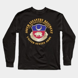 408th Infantry Regiment - US Army w DUI X 300 Long Sleeve T-Shirt
